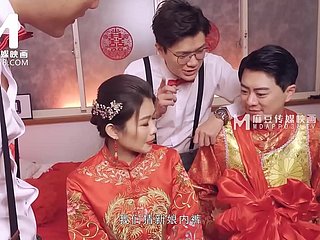 ModelMedia Asia-Lewd Bridal Scene-Liang Yun Fei-MD-0232-Best Original Asia Porn Film over