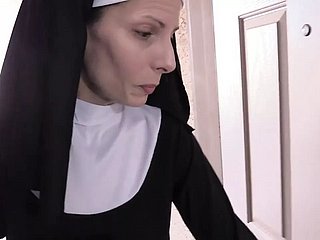 Wife Crazy nun fuck about stocking