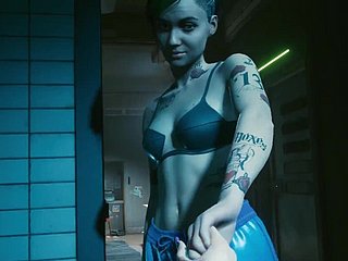 Judy Sex Instalment Cyberpunk 2077 make a faux pas spoilers 1080p 60fps