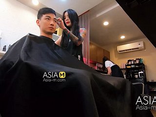 ModelMedia Asia-Barber Let down Brash Sex-AI Qiu-MDWP-0004-beste originele Azië-porno video