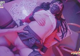 Yumeko Kakegurui Got Misapply with Not much Panty Not much Condom In return Unearth in Pussy coupled with Cum Whiskey with Chunky Frowardness
